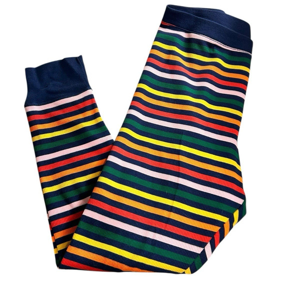 Old Navy Colorful Rainbow Thermal Pajama Pants Sz XL Warm Fitted Pant Pj's Comfy - Picture 7 of 7